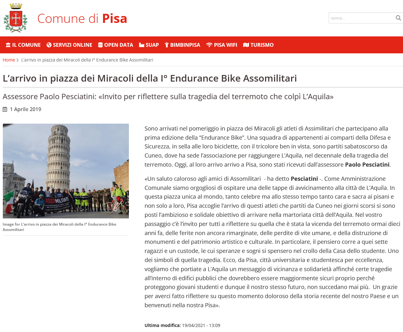 01-04-2019 Comune.Pisa..it