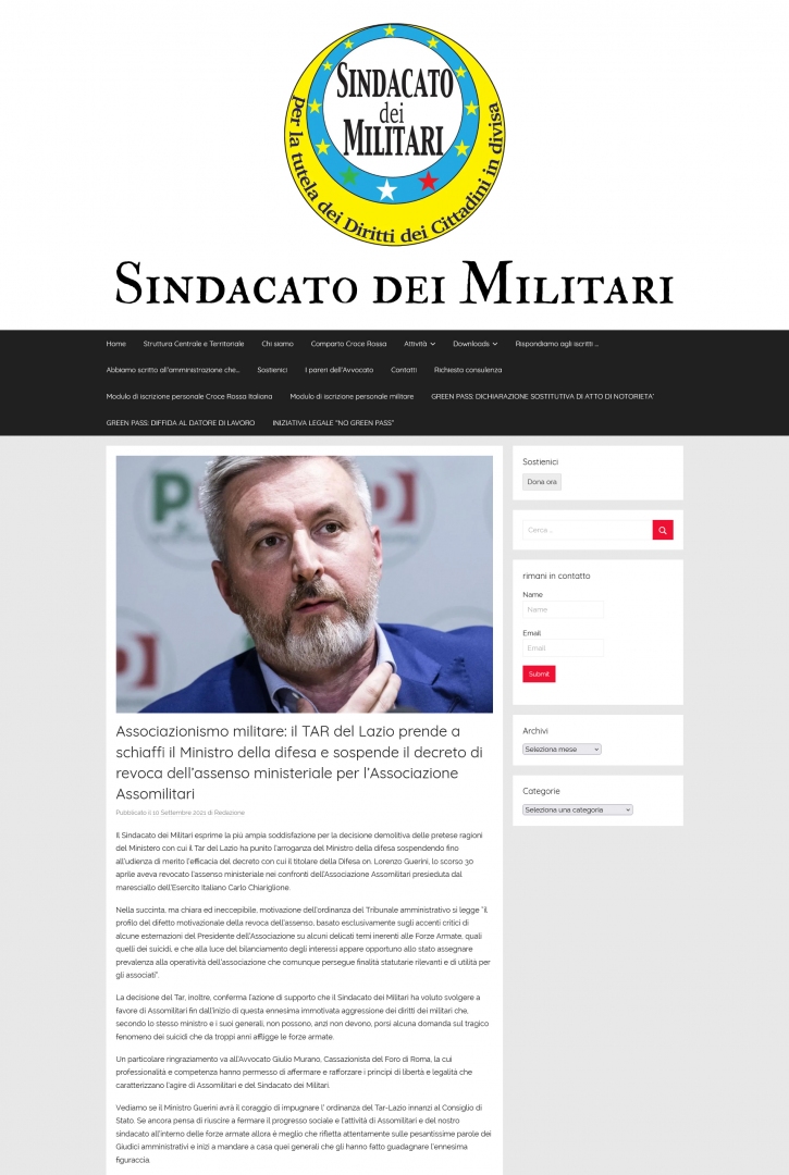 10-09-2021 Sindacato-dei-Militari.org